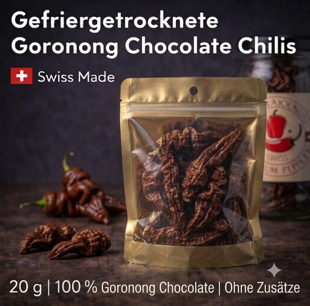 HABANERO CHOCOLATE – GANZE GEFRIERGETROCKNETE PREMIUM-CHILIS
