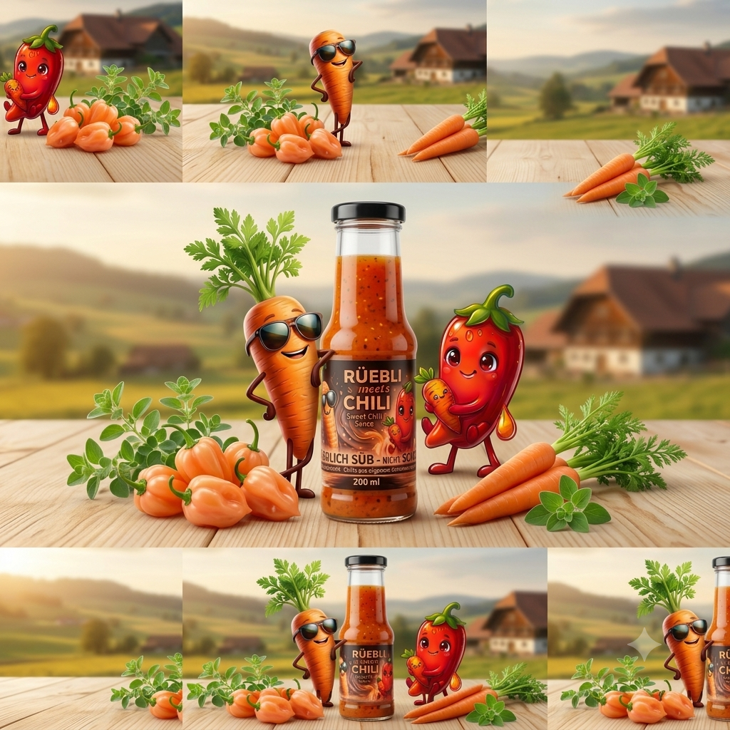 Paprikakönig's Rüebli meets Chili Sauce sweet Chili