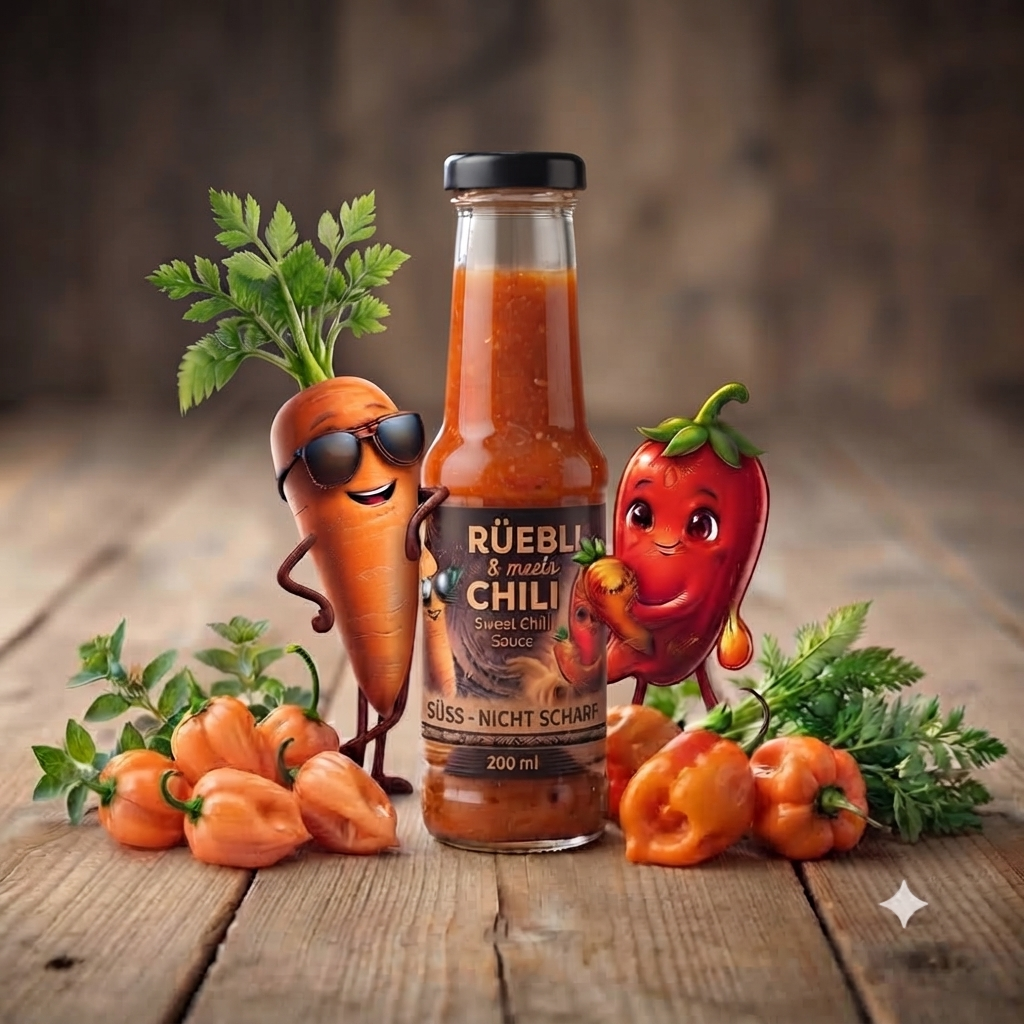 Paprikakönig's Rüebli meets Chili Sauce sweet Chili