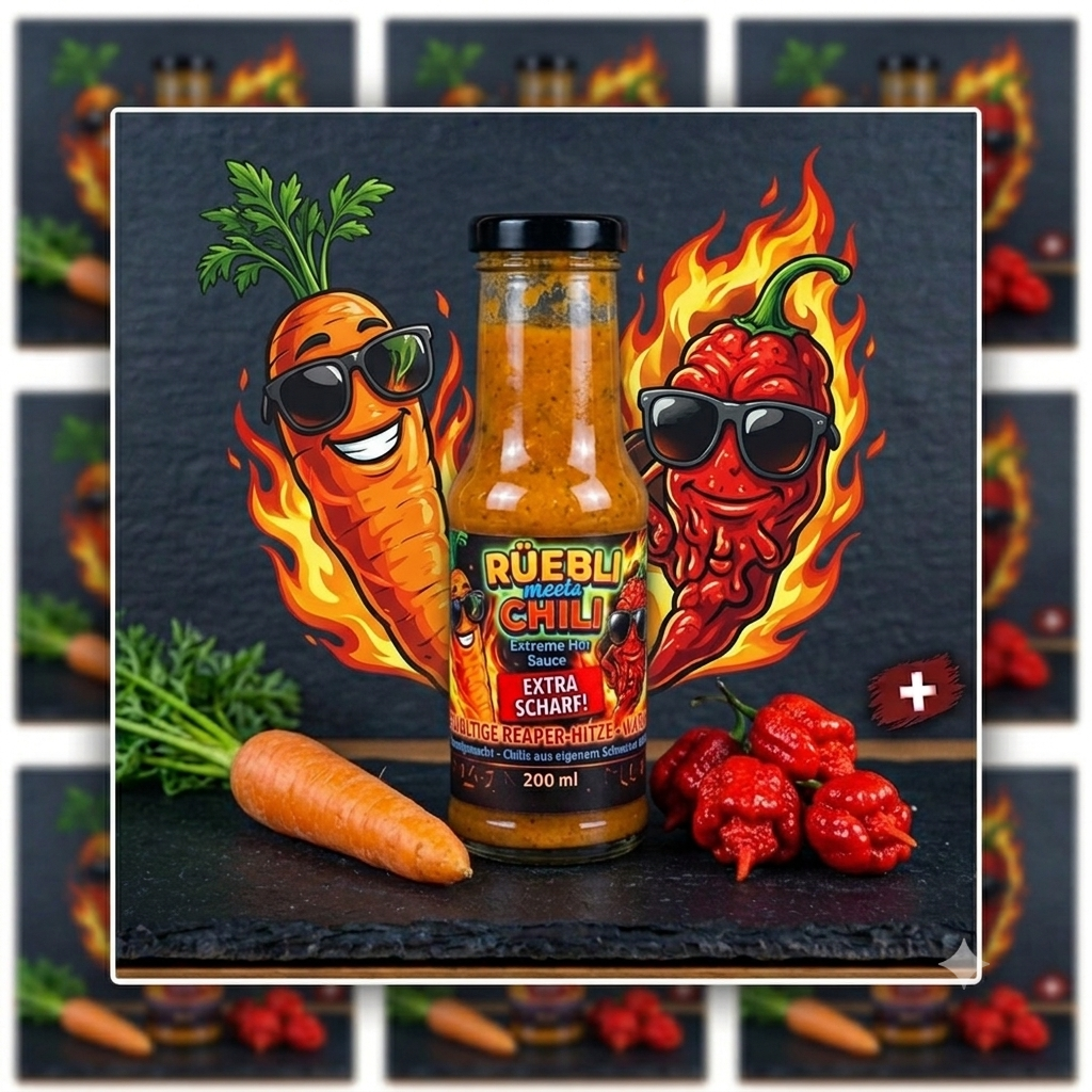 Paprikakönig's Rüebli meets Chili Sauce Reaper Edition