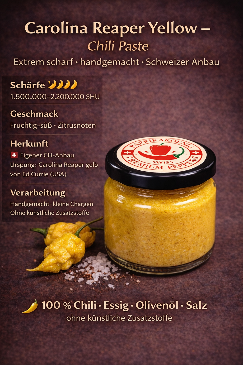 Chili Paste "Carolina Reaper Yellow"