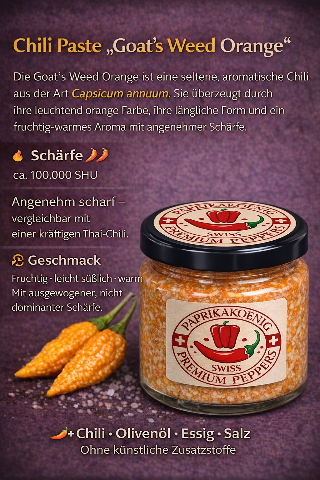 Chili Paste "Goat’s Weed Orange"