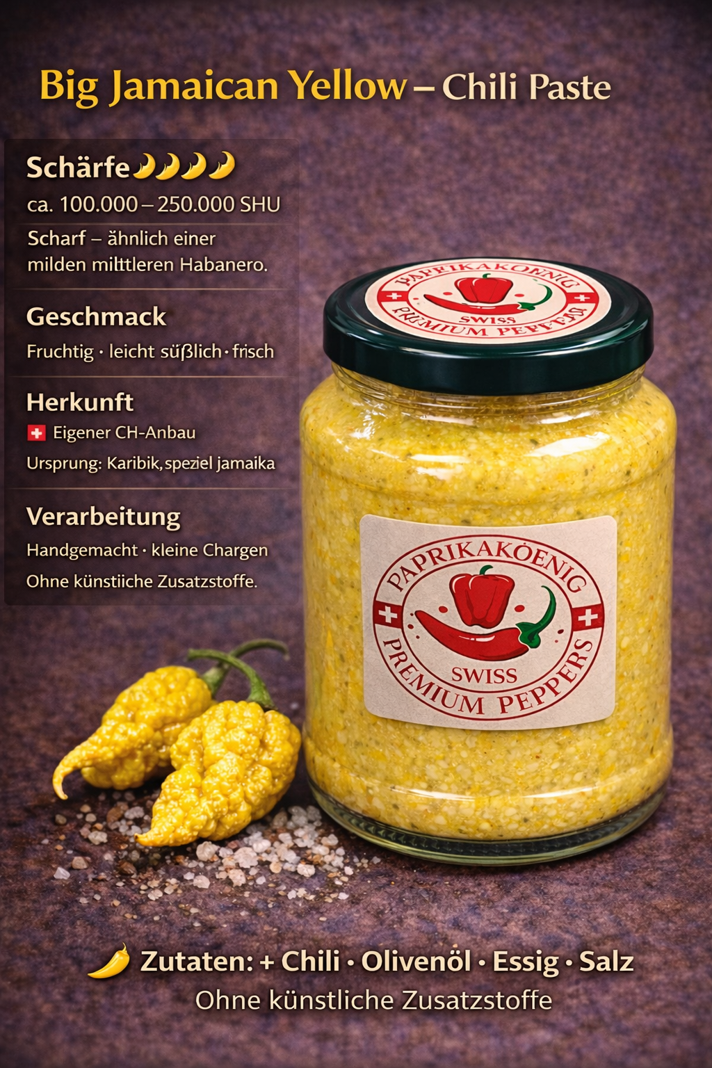 Chili Paste "Big Jamaican Yellow"